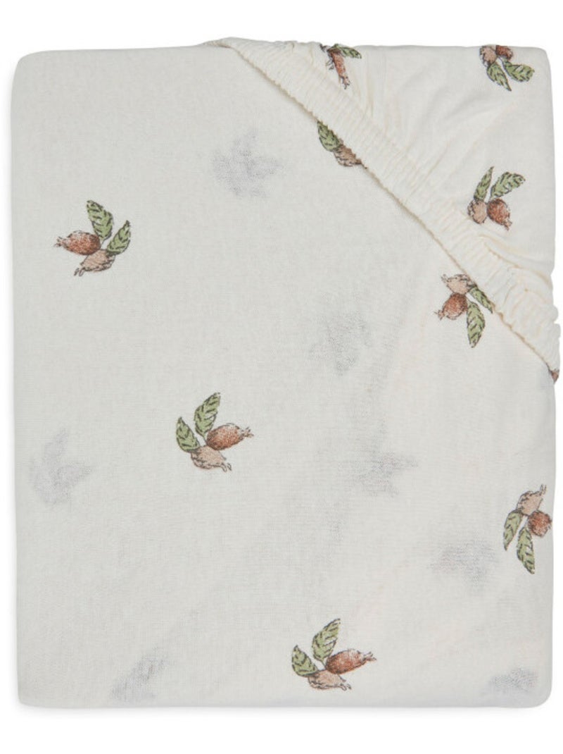 Drap-housse berceau Rose en coton Beige - Kiabi