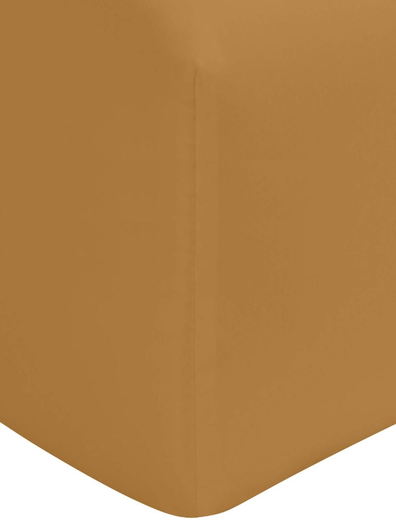 Drap housse bio bonnet 40 made in France Jaune - Kiabi
