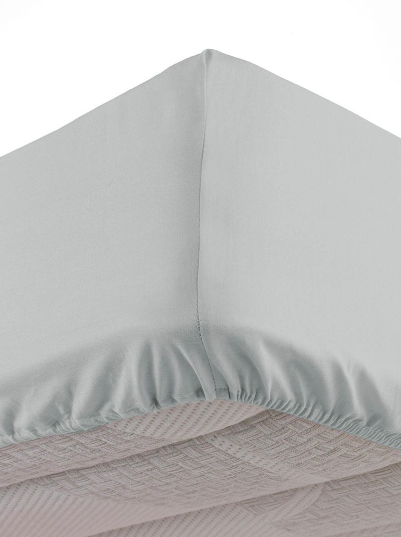 Drap housse BIOLINA Gris - Kiabi