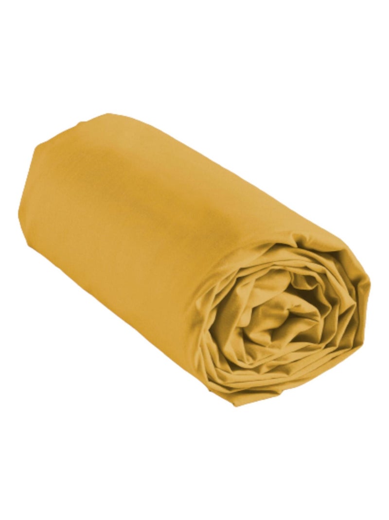 Drap housse BIOLINA Jaune - Kiabi