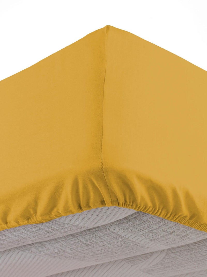 Drap housse BIOLINA Jaune - Kiabi