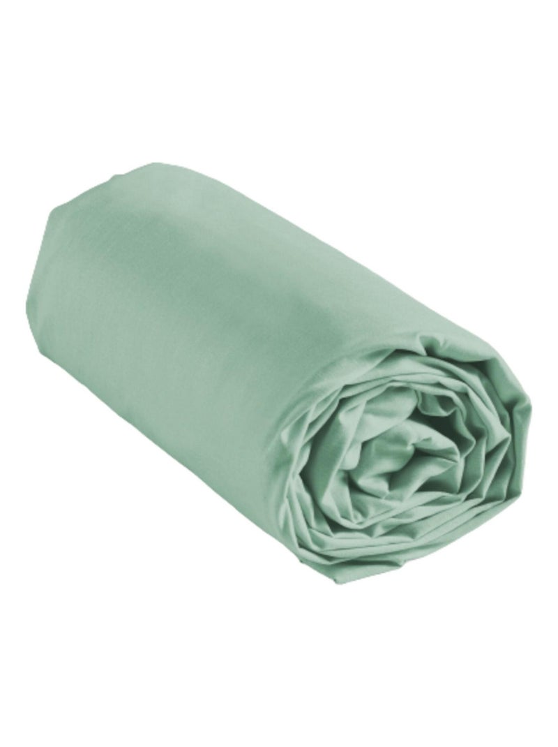 Drap housse BIOLINA Vert - Kiabi