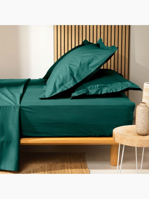 Drap housse Bioline emeraude - Kiabi