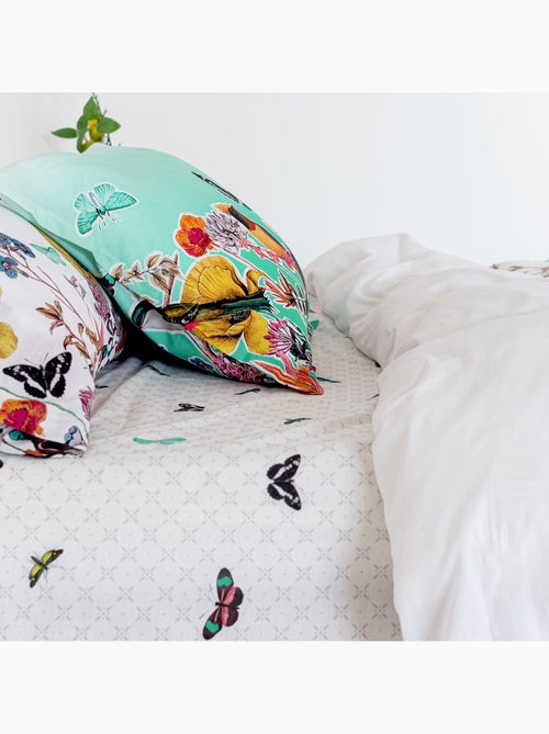 Drap-housse Birds of paradise "Happyfriday" - Kiabi Drap-housse Birds of paradise "Happyfriday" - Kiabi
