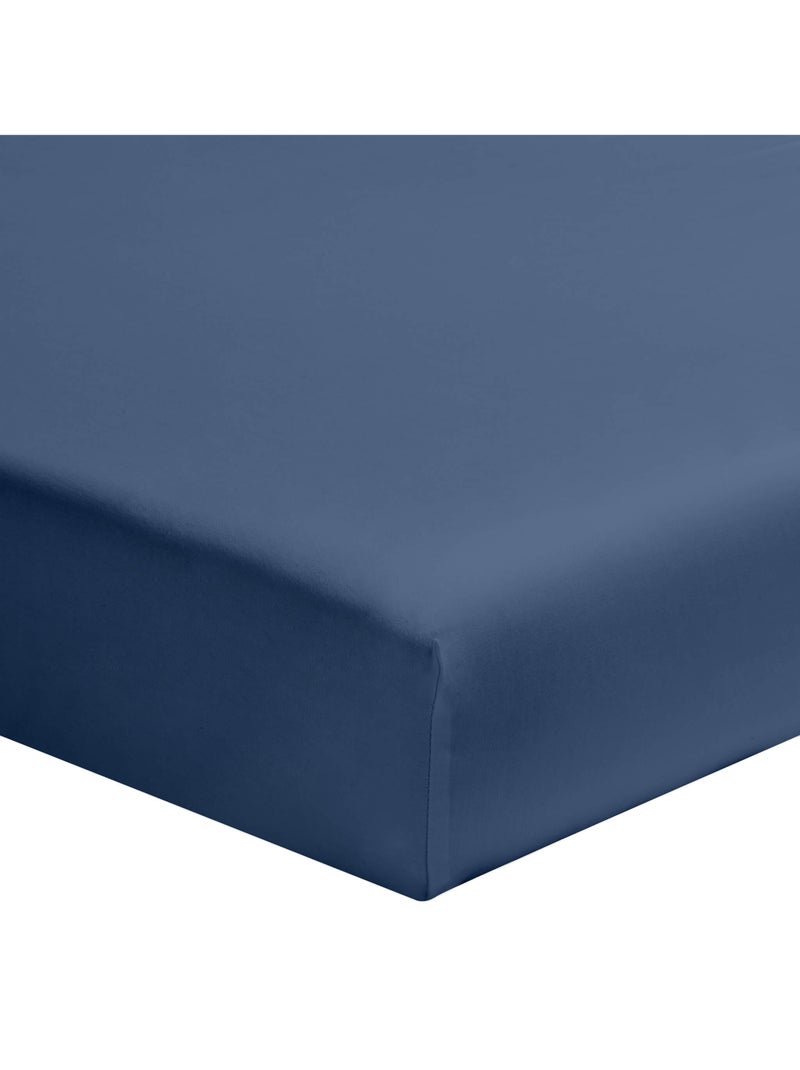 Drap housse Bleu marine - Kiabi
