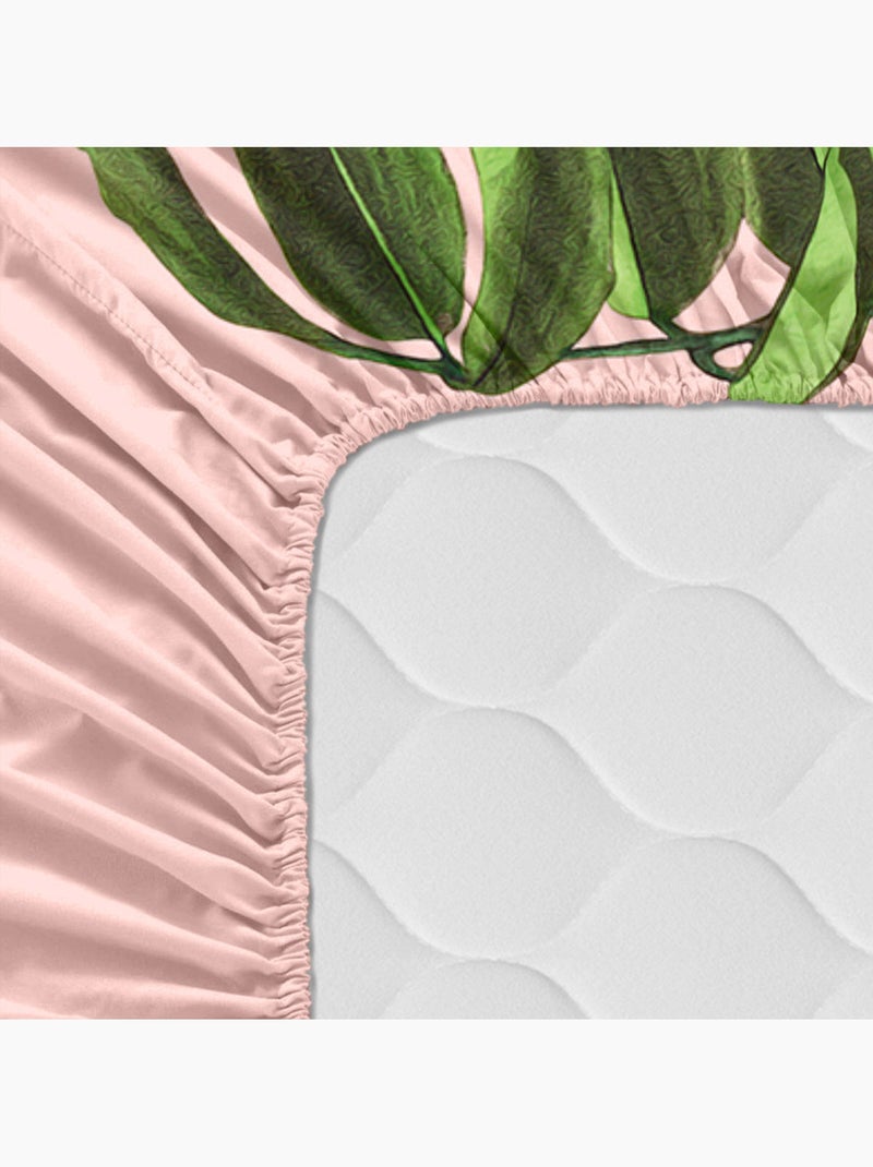 Drap-housse Blooming "Happyfriday" Blanc - Kiabi