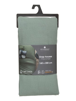 Drap Housse bonnet 30 cm 100% Coton Esther