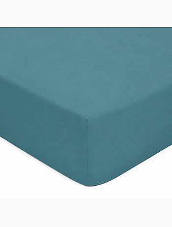 Drap housse bonnet 30cm en percale de coton 80fils, MURA
