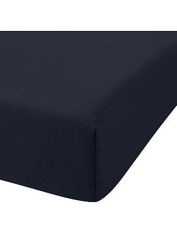 Drap housse bonnet 30cm en percale de coton 80fils, MURA