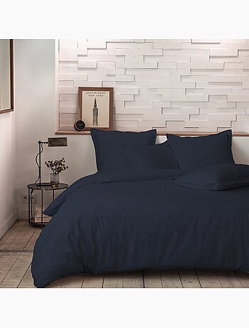 Drap housse bonnet 30cm en percale de coton 80fils, MURA