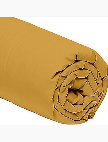 Drap housse bonnet 30cm en percale de coton 80fils, MURA