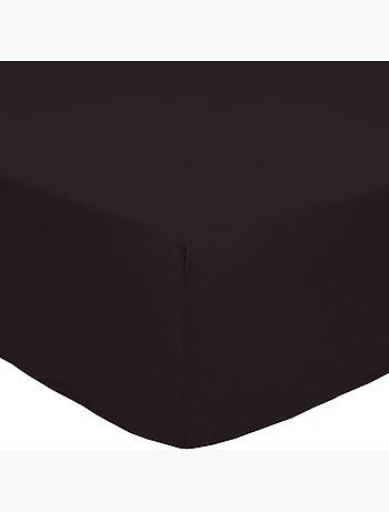 Drap housse bonnet 30cm en percale de coton 80fils, MURA