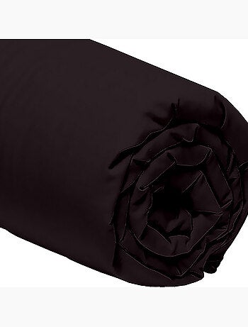 Drap housse bonnet 30cm en percale de coton 80fils, MURA
