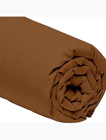 Drap housse bonnet 30cm en percale de coton 80fils, MURA