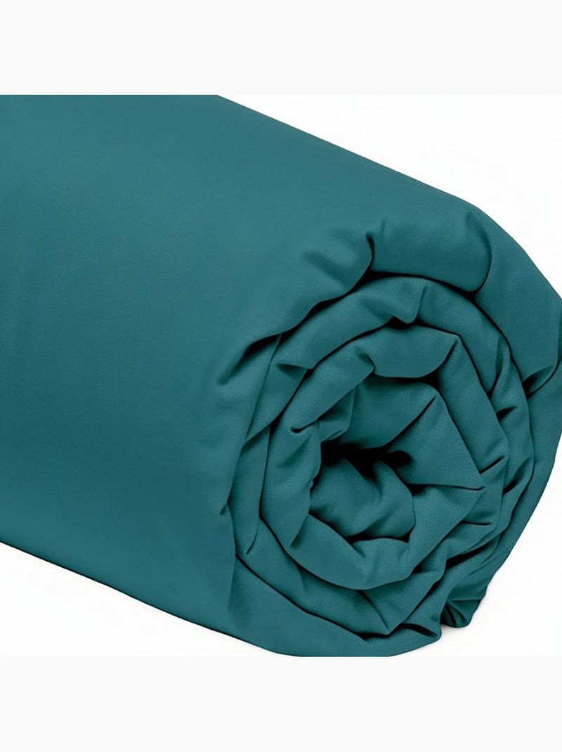 Drap housse bonnet 30cm en percale de coton 80fils, MURA Vert - Kiabi