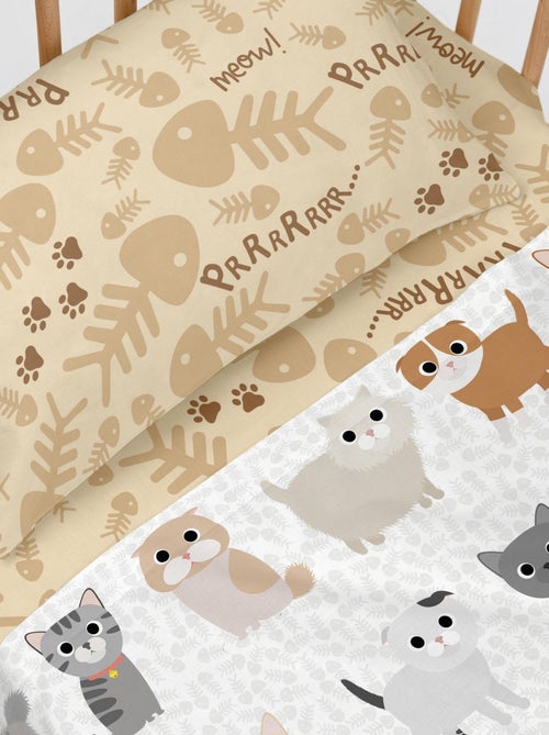 Drap-housse Cats "Happyfriday" - Kiabi