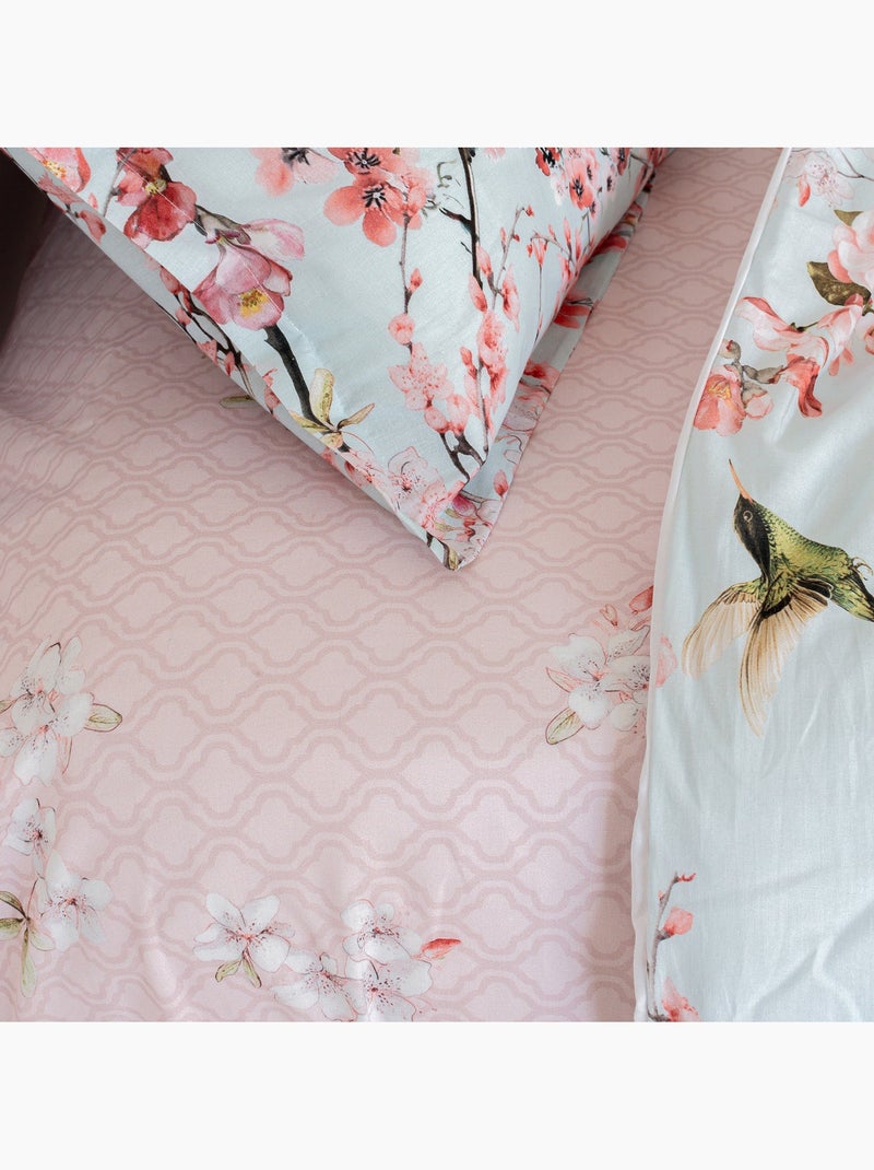Drap-housse Chinoiserie "Happyfriday" Blanc - Kiabi