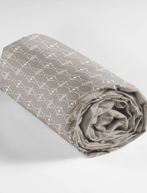 Drap housse Collection Aris geometrix - Kiabi