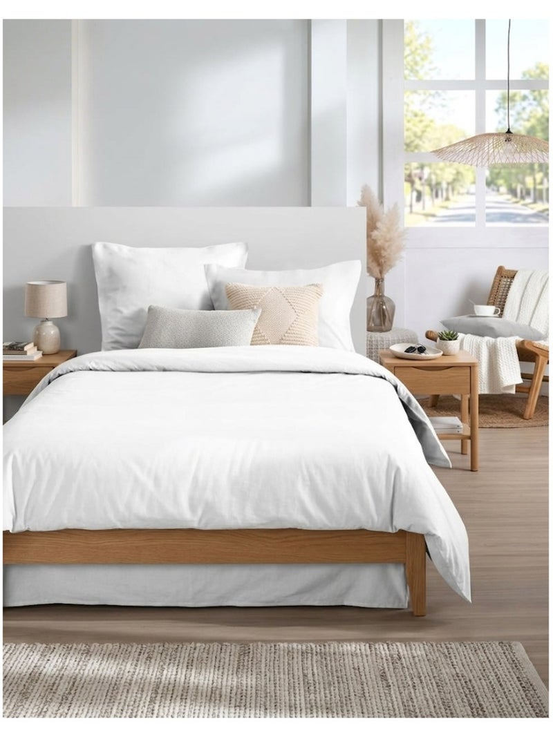 Drap housse Collection Cocon Blanc - Kiabi