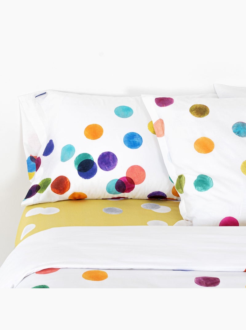 Drap-housse confetti "happyfriday" Multicolore - Kiabi