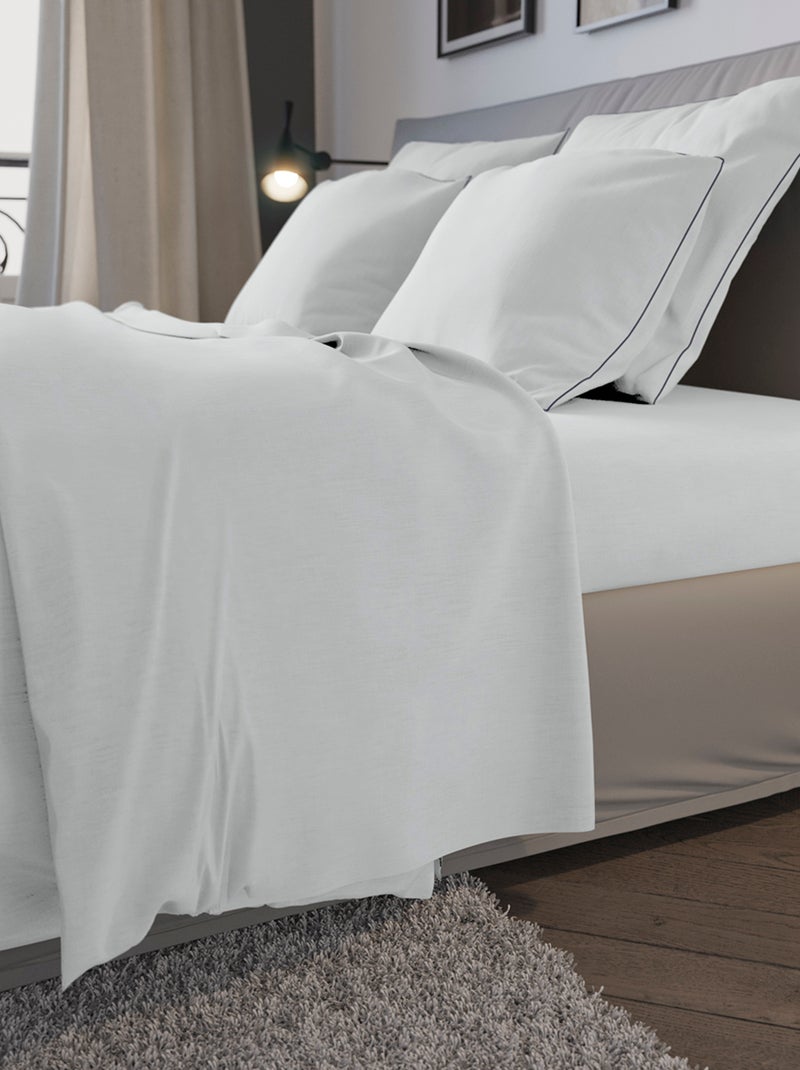 Drap Housse Confort Jersey    - DODO Blanc - Kiabi