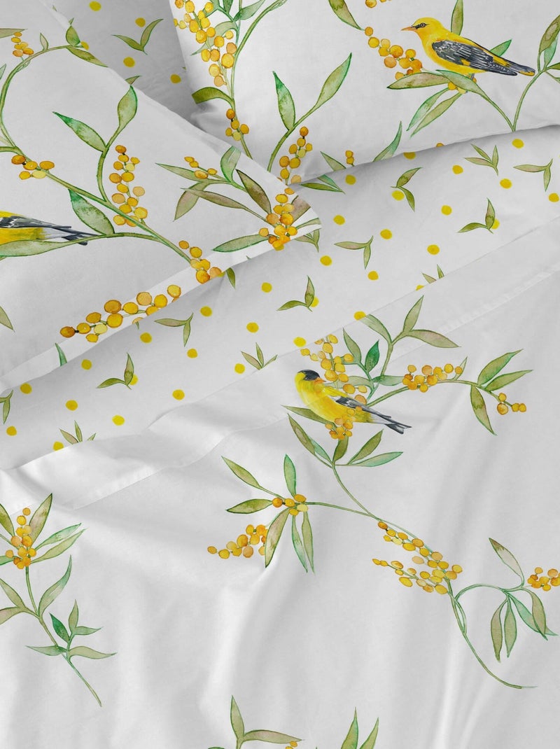 Drap-housse Corniglia "Happyfriday" Blanc - Kiabi