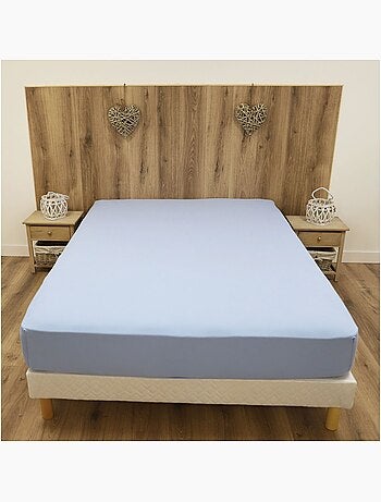 Drap housse coton 120 fils jersey extensible DOUCEUR