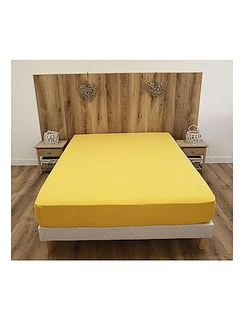 Drap housse coton 120 fils jersey extensible DOUCEUR