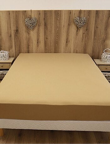 Drap housse coton 120 fils jersey extensible DOUCEUR