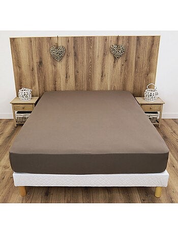Drap housse coton 120 fils jersey extensible DOUCEUR