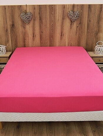 Drap housse coton 120 fils jersey extensible DOUCEUR