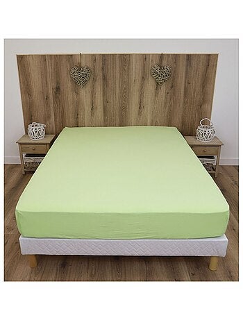 Drap housse coton 120 fils jersey extensible DOUCEUR