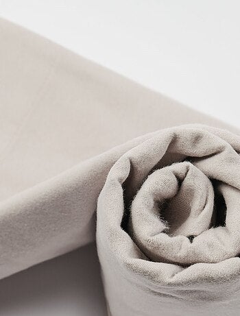 Drap housse coton 57 fils en molleton flanelle TOUDOUX