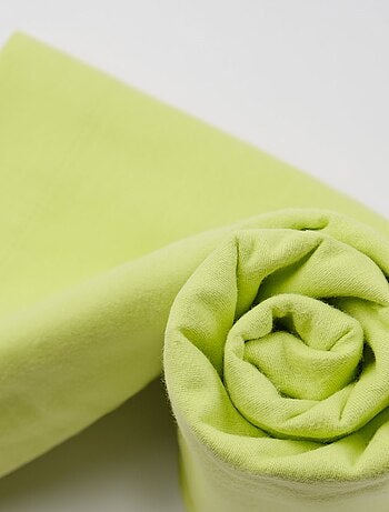 Drap housse coton 57 fils en molleton flanelle TOUDOUX