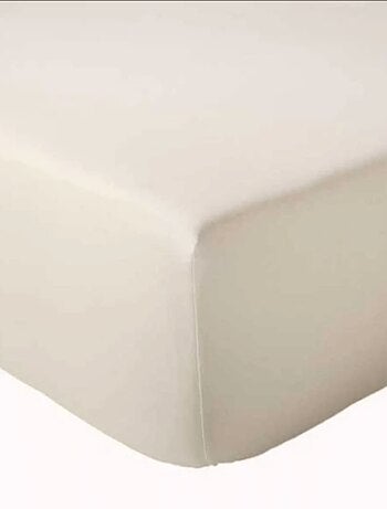 Drap Housse Uni bonnet 30 cm 100% Coton