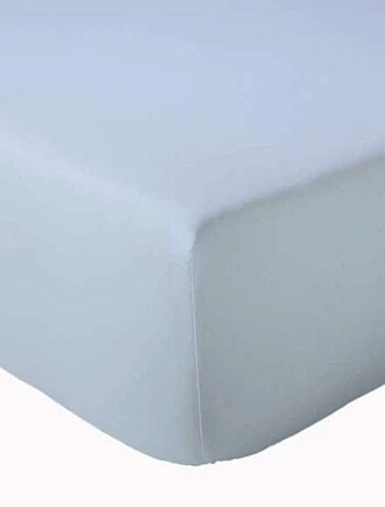 Drap Housse Uni bonnet 30 cm 100% Coton