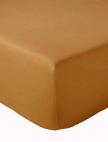 Drap Housse Uni bonnet 30 cm 100% Coton