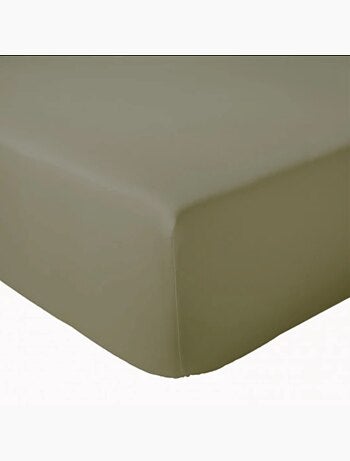 Drap Housse Uni bonnet 30 cm 100% Coton