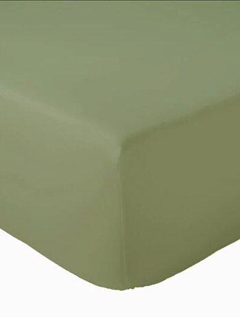 Drap Housse Uni bonnet 30 cm 100% Coton