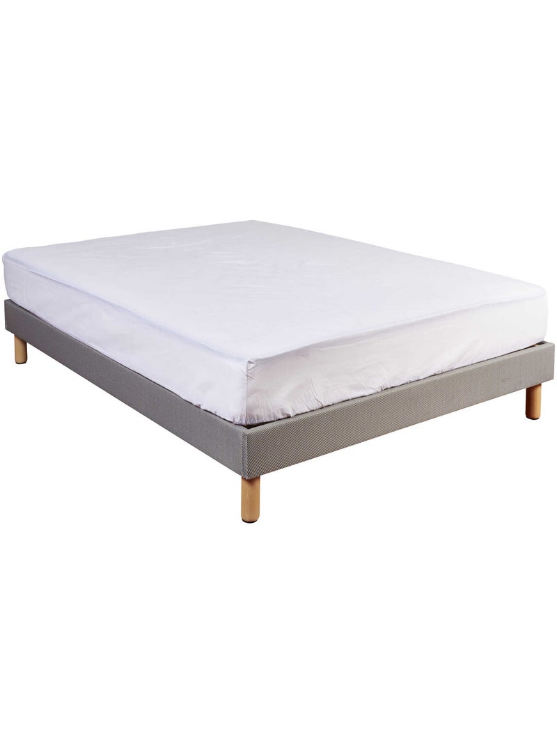 Drap housse coton bonnet 27 made in France Beige - Kiabi
