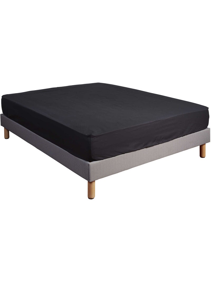 Drap housse coton bonnet 30 made in France Beige - Kiabi