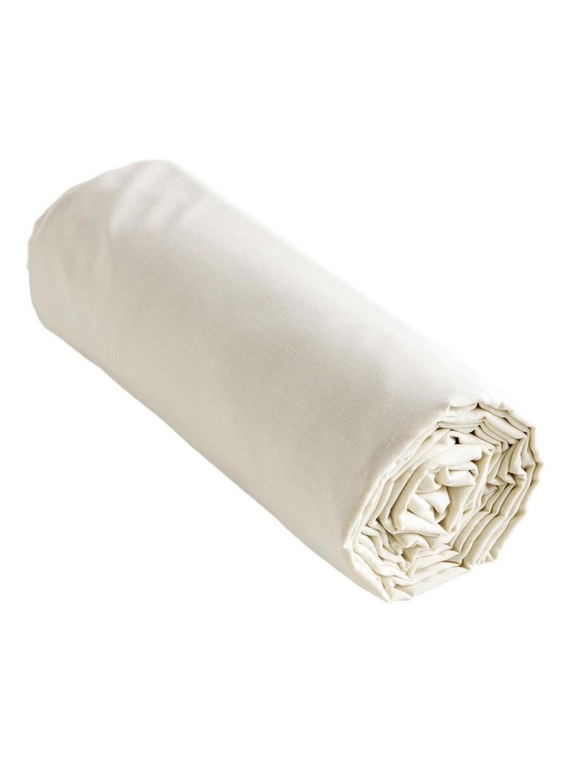 Drap housse coton Collection Ambre Beige - Kiabi