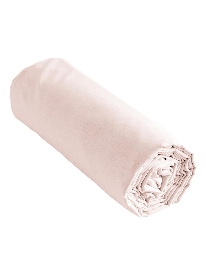 Drap housse coton Collection Ambre Rose - Kiabi