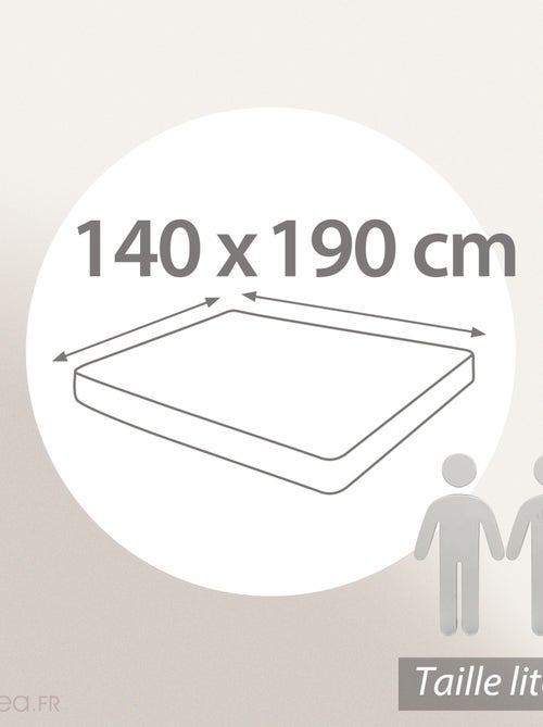 Drap housse coton EVASION Bonnet de 23 cm - Kiabi