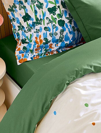 Drap housse coton EVASION Bonnet de 40 cm