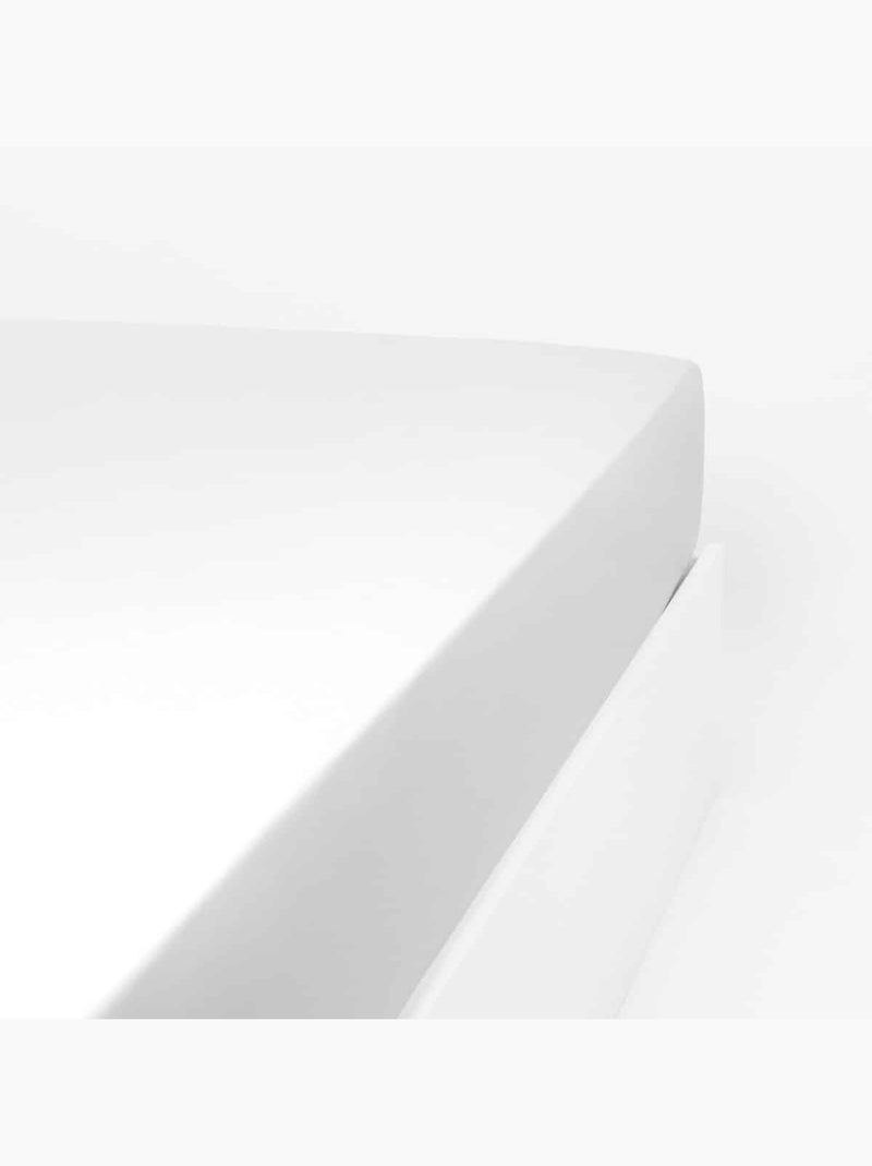 Drap housse coton extensible lit électrique PAPILLON Blanc - Kiabi