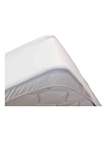 Drap housse coton extensible lit électrique PAPILLON