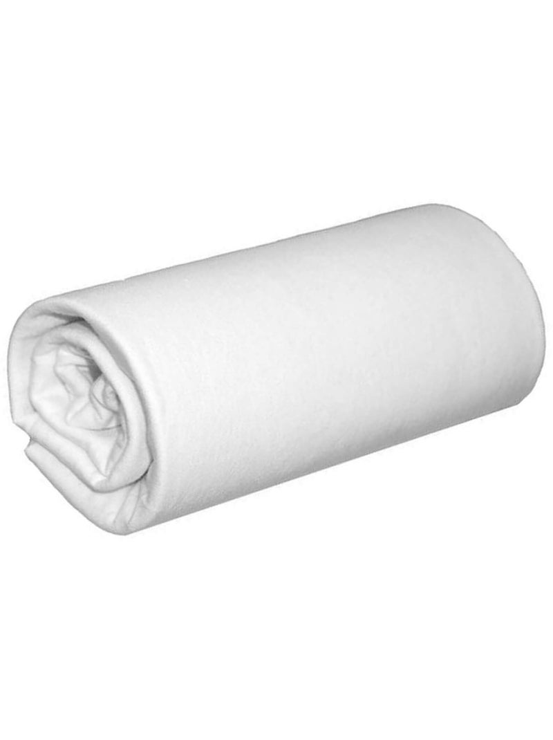Drap housse coton jersey bonnet 30 cm Blanc - Kiabi