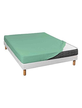 Drap housse coton jersey bonnet 30 (lot de 2)