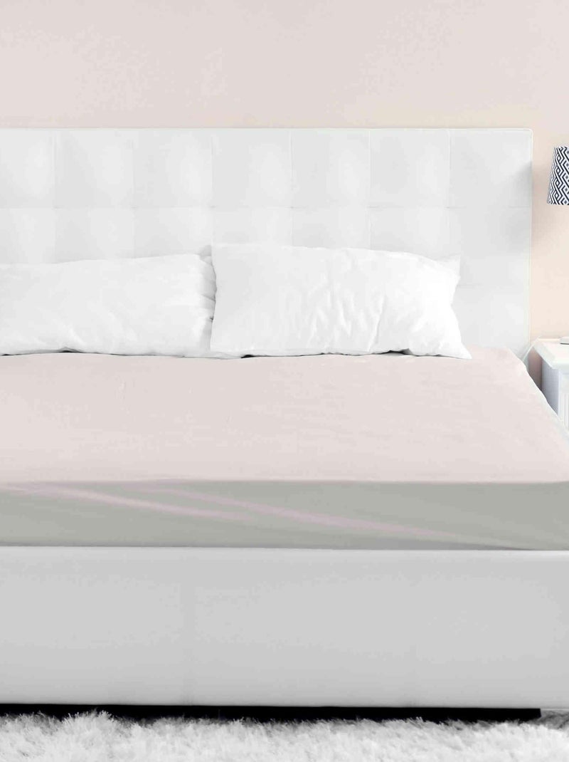Drap housse coton jersey (lot de 2) Beige - Kiabi